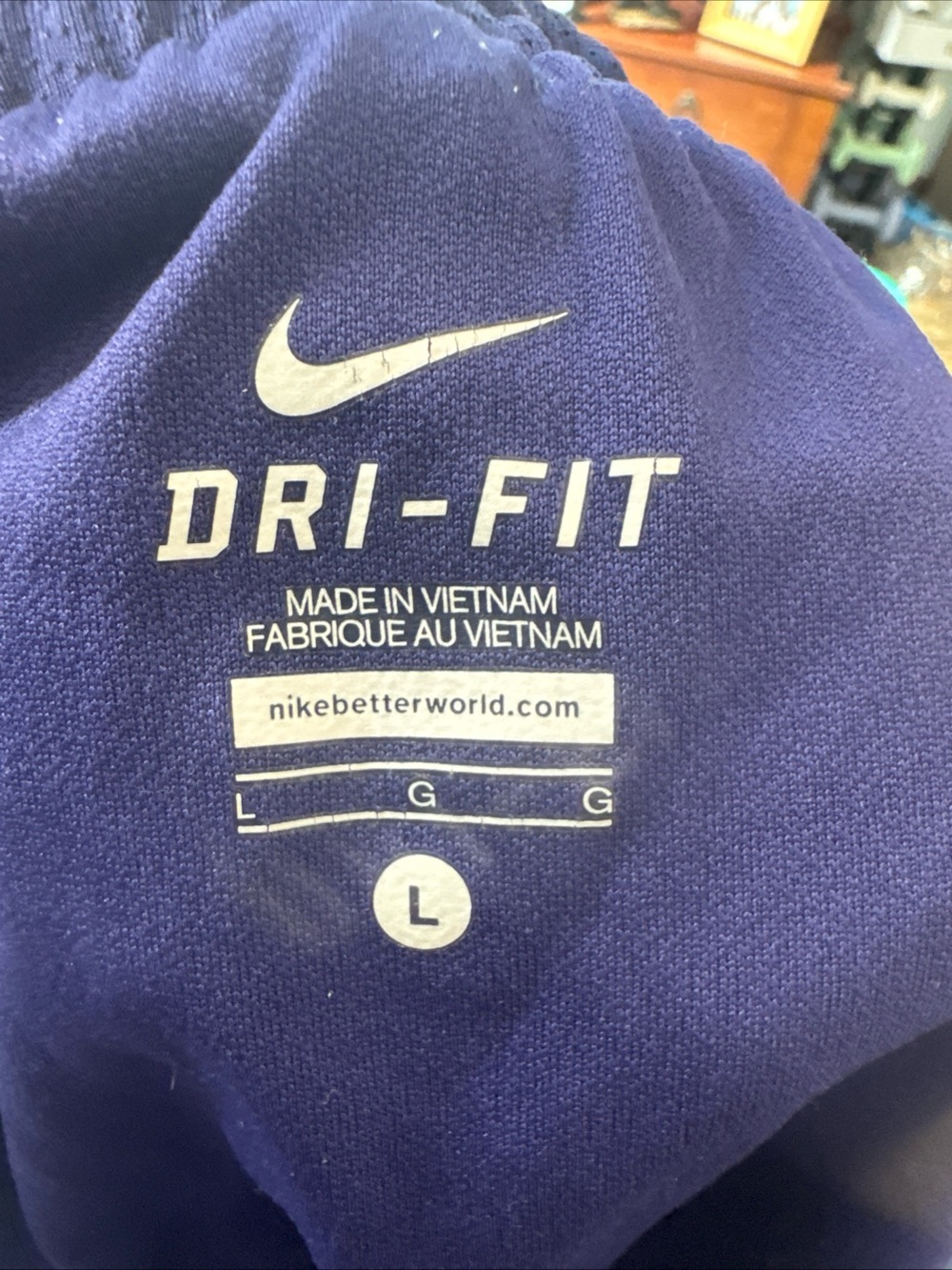 Nike Dri-Fit Tempo Lined Shorts Purple And Yellow Women's Size Large - Picture 6 of 7